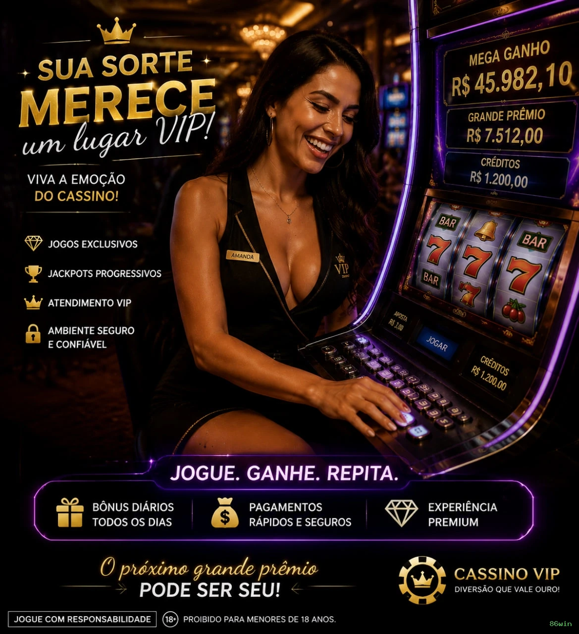 86win Saque PIX